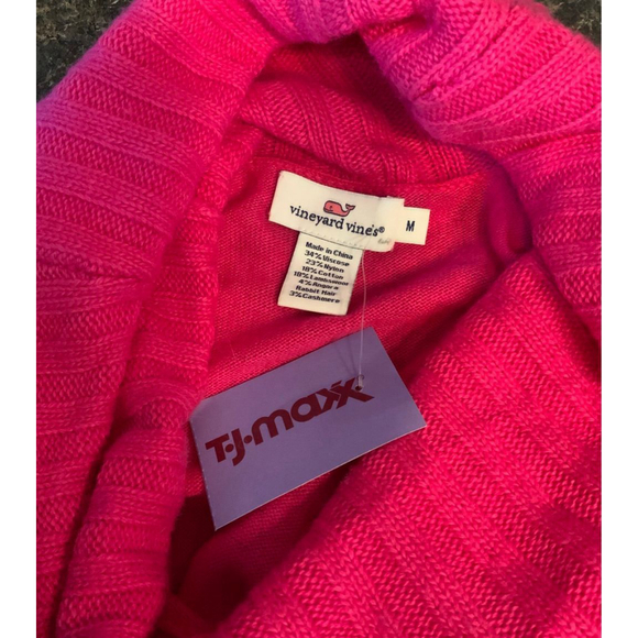 New Vineyard Vines Cashmere Cowl Neck Sweater - Picture 5 of 5